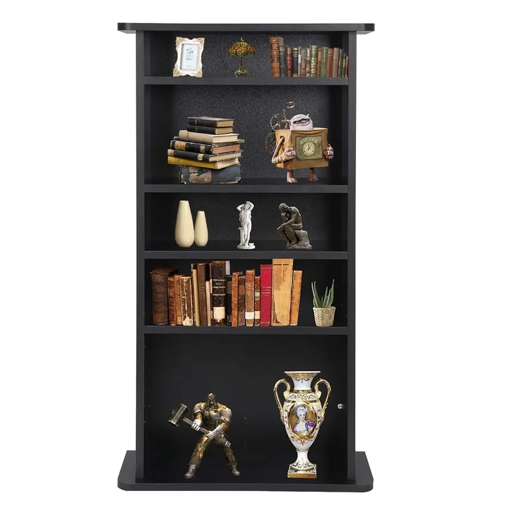 5 Tier Dvd Cd Storage Dvd Shelf Adjustable Bookshelf Bookcase Media Storage Organizer Cabinet For Cds, Books, Video Games, Arts
5 Tier Dvd Cd Storage Dvd Shelf Adjustable Bookshelf Bookcase Media Storage Organizer Cabinet For Cds, Books, Video Games, Arts