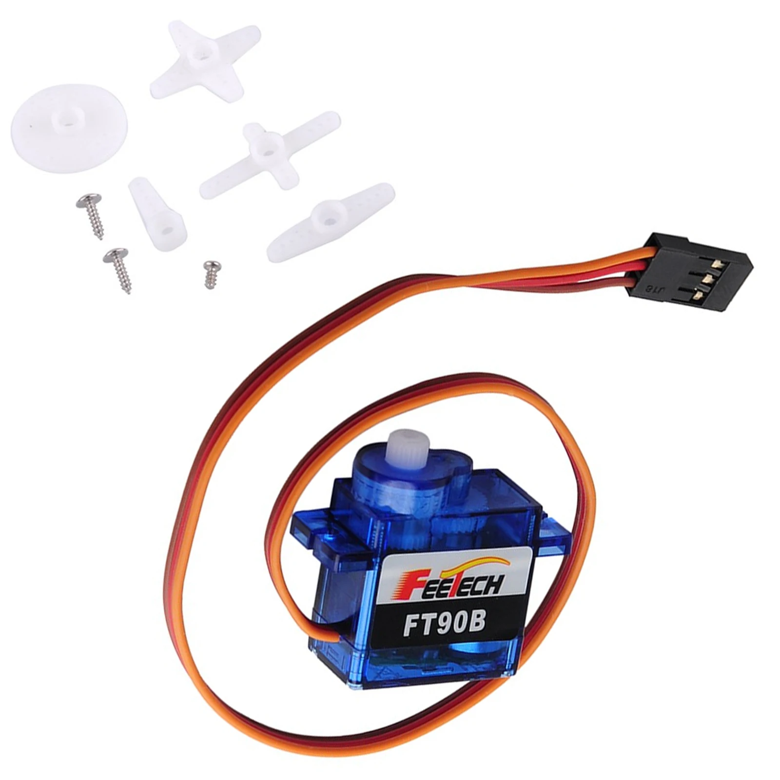 Feetech FT90B 6V 1.5KG Torque Digital Servo Motor RC Servos 180 Degree Micro Servo for Arduino RC Car Helicopter Robot Drone
Feetech FT90B 6V 1.5KG Torque Digital Servo Motor RC Servos 180 Degree Micro Servo for Arduino RC Car Helicopter Robot Drone