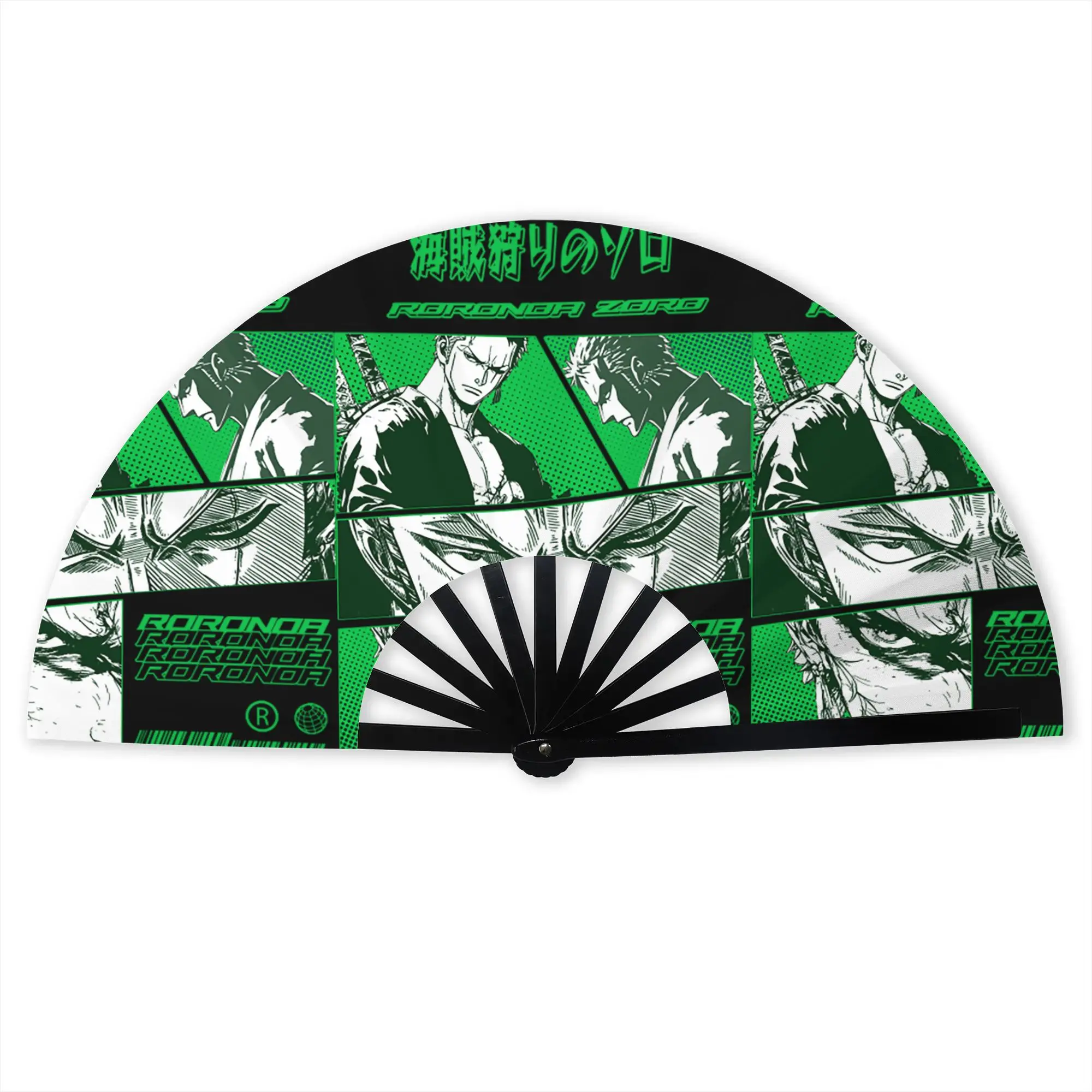 Customized Zoro O-One P-Piece Anime Portable Pocket Fan Travel Polyester Folding Fan Chinese Dance Handheld Cooling Fans
Customized Zoro O-One P-Piece Anime Portable Pocket Fan Travel Polyester Folding Fan Chinese Dance Handheld Cooling Fans