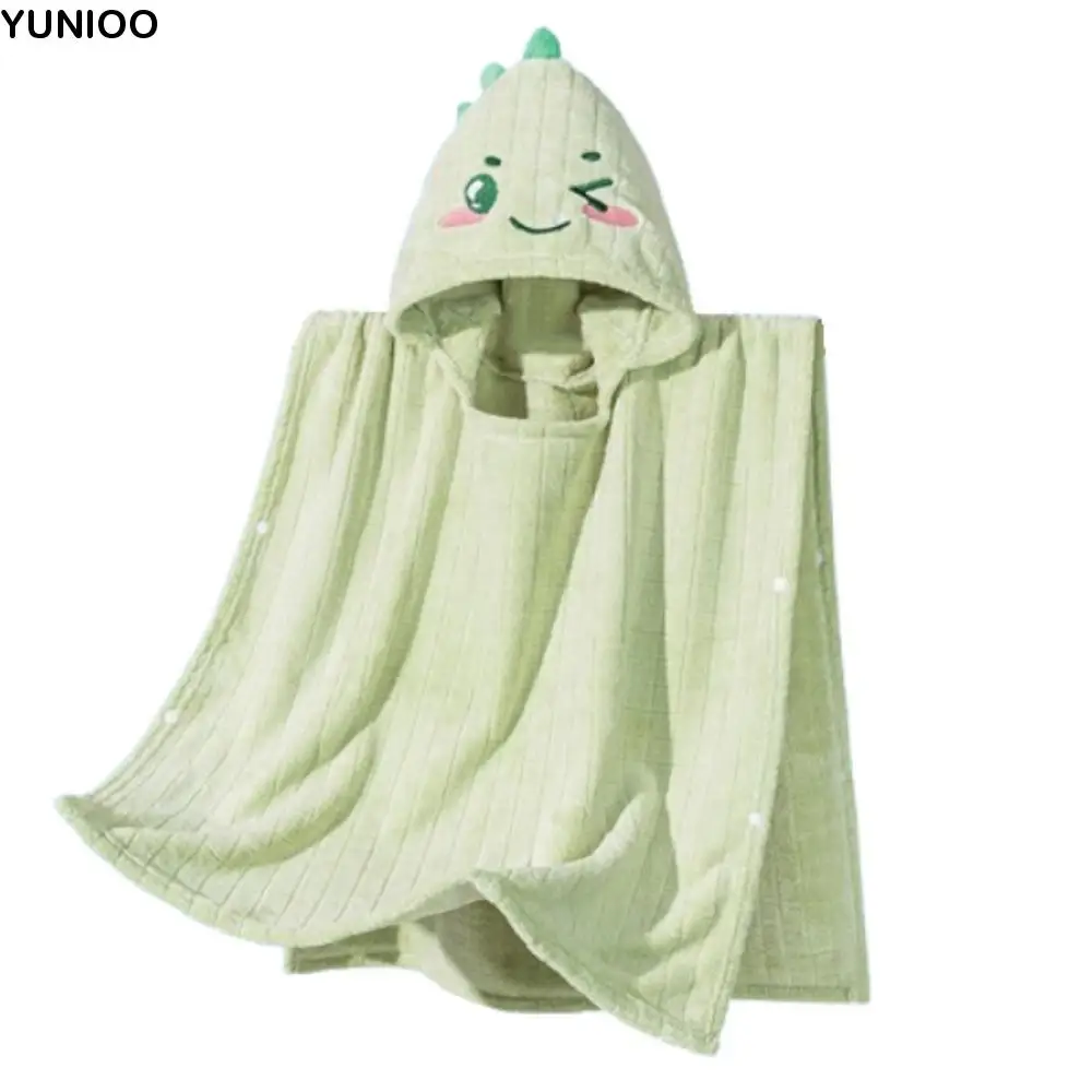 Теплый детский банный полотенце с изображением динозавра, коралловый бархат, мягкий мультяшный плащ, впитывающий полотенце, дышащий халат с капюшоном, плащ для душа
Теплый детский банный полотенце с изображением динозавра, коралловый бархат, мягкий мультяшный плащ, впитывающий полотенце, дышащий халат с капюшоном, плащ для душа