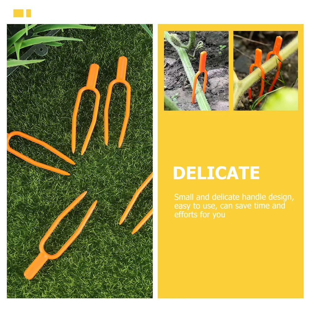 150 pcs Plant Vine Fixing Clips Plastic Strawberry Forks Trellis Supports Gardening Supplies Durable Easy Handle Design
150 pcs Plant Vine Fixing Clips Plastic Strawberry Forks Trellis Supports Gardening Supplies Durable Easy Handle Design