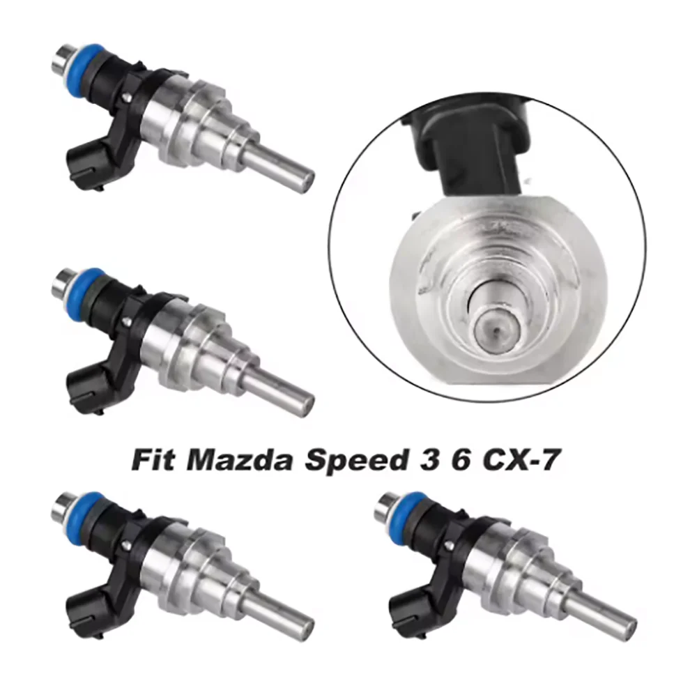 4PCS Fuel Injectors For Mazda Speed 3 6 CX-7 Turbo 2.3L 3K9-13-250A L3K913250A E7T20171 Car Engine Replacement Parts
4PCS Fuel Injectors For Mazda Speed 3 6 CX-7 Turbo 2.3L 3K9-13-250A L3K913250A E7T20171 Car Engine Replacement Parts