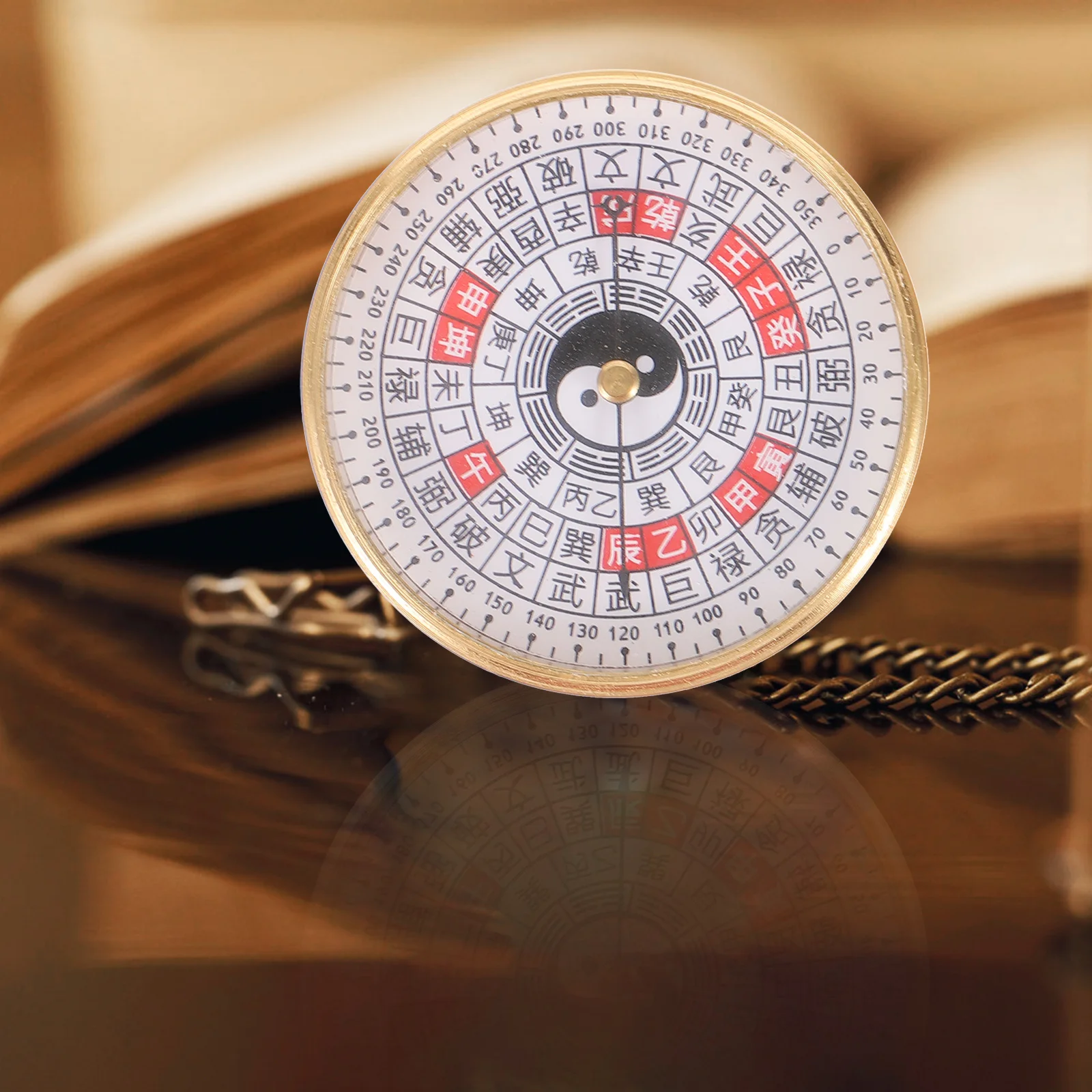 Portable Chinese Traditional Compass Copper Material Smooth Surface Retro Style Reliable Pointer for Navigation and Decoration
Portable Chinese Traditional Compass Copper Material Smooth Surface Retro Style Reliable Pointer for Navigation and Decoration