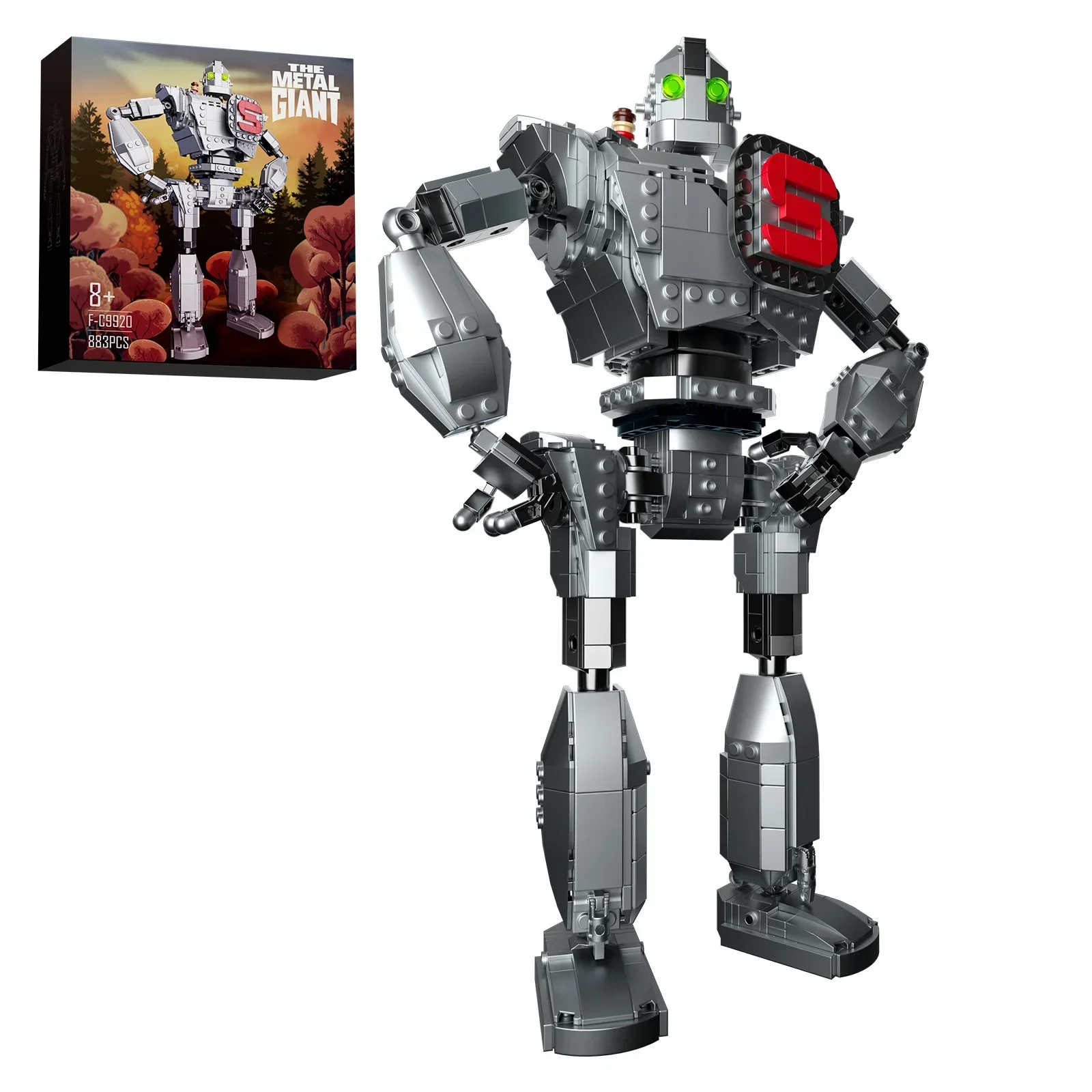 MOC классическая фигурка из фильма, робот, металлические гиганты, меха, строительные блоки, модель, детская головоломка, сборка, игрушки для взрослых, коллекция на день рождения, подарок
MOC классическая фигурка из фильма, робот, металлические гиганты, меха, строительные блоки, модель, детская головоломка, сборка, игрушки для взрослых, коллекция на день рождения, подарок