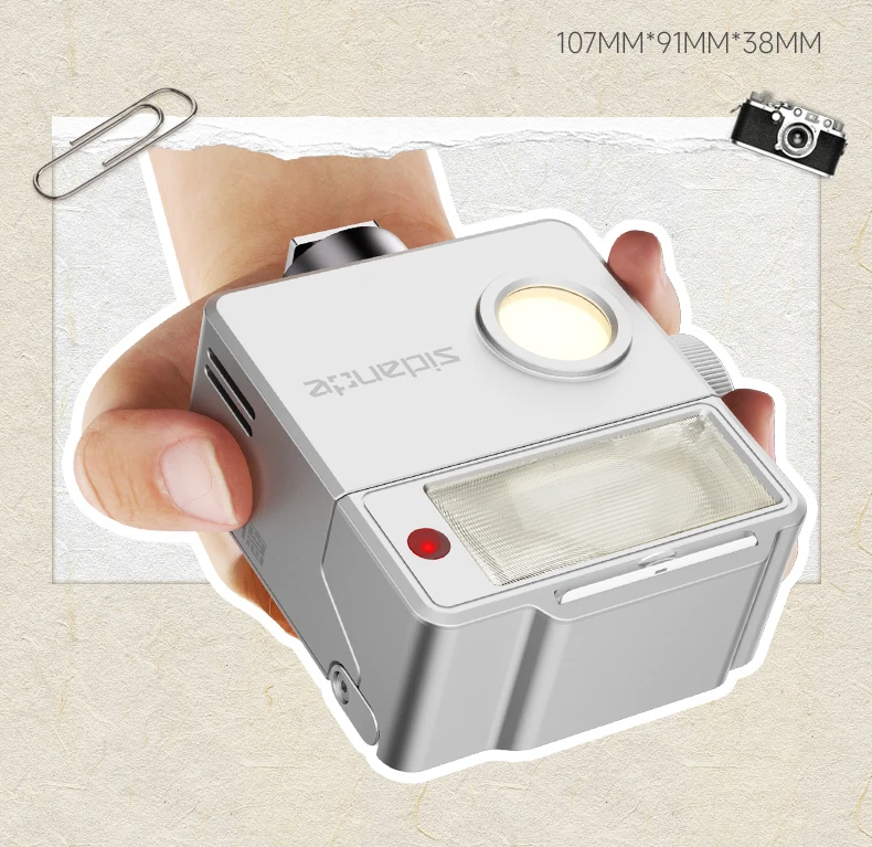 SIDANDE T1 Вспышка для камеры Портативная мини-ретро-вспышка M/AUTO Универсальный горячий башмак для Canon и Fujifilm
SIDANDE T1 Вспышка для камеры Портативная мини-ретро-вспышка M/AUTO Универсальный горячий башмак для Canon и Fujifilm