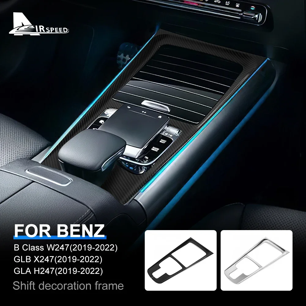 Carbon Fiber ABS Car Gear Shift Control Panel Trim Cover for Mercedes Benz B Class W247 GLA H247 GLB X247 2019 2022 Accessories
Carbon Fiber ABS Car Gear Shift Control Panel Trim Cover for Mercedes Benz B Class W247 GLA H247 GLB X247 2019 2022 Accessories