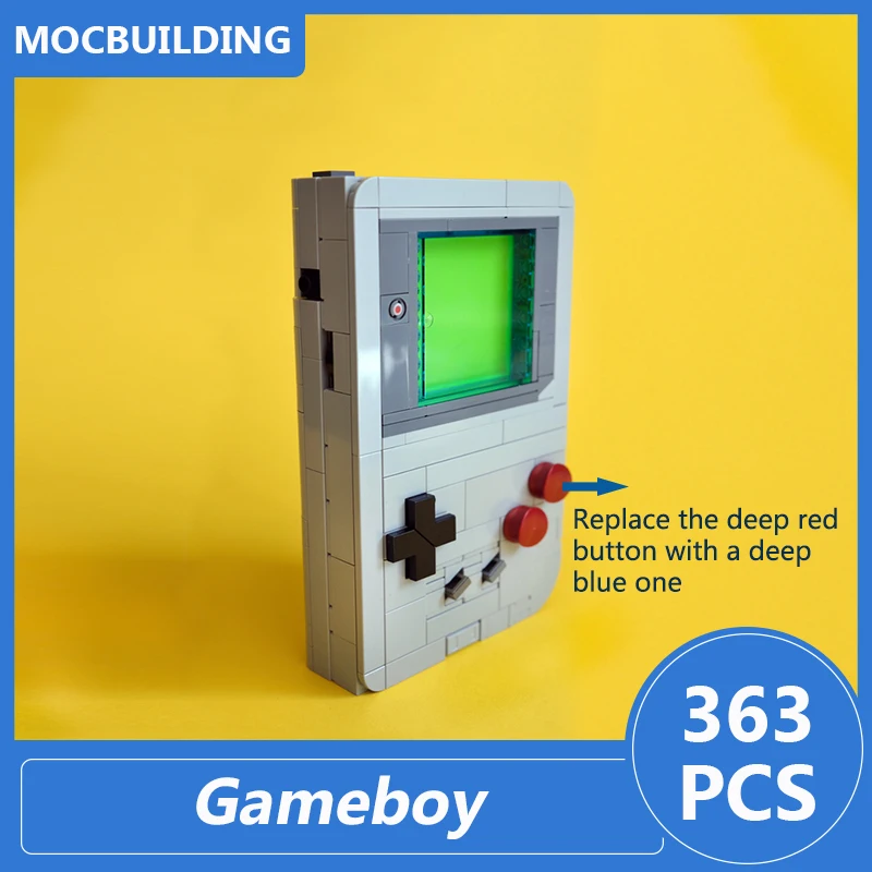 Gameboy Model Moc Building Blocks Diy Assemble Bricks Educational Creative Classic Collection Toys Birthday Gifts 363PCS
Gameboy Model Moc Building Blocks Diy Assemble Bricks Educational Creative Classic Collection Toys Birthday Gifts 363PCS