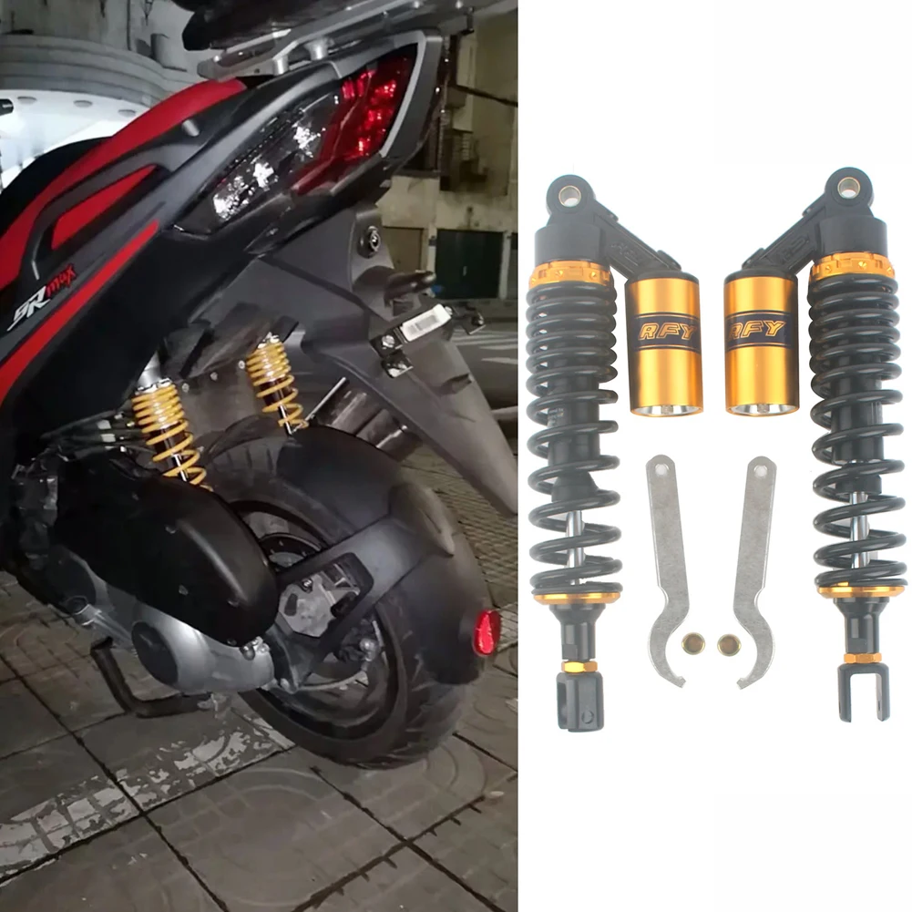 Pair 320mm Motorcycle Air Shock Absorbers Universal Fit For Honda Suzuki ATV Go Kart Quad Dirt Sport Bikes Eye To Clevis
Pair 320mm Motorcycle Air Shock Absorbers Universal Fit For Honda Suzuki ATV Go Kart Quad Dirt Sport Bikes Eye To Clevis