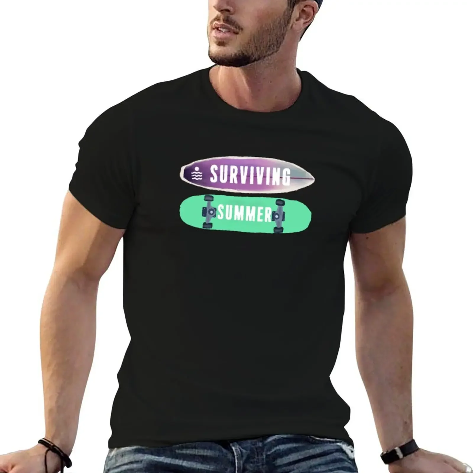 Surviving Summer T-Shirt plus size clothes aesthetic clothes vintage t shirts Short sleeve tee men
Surviving Summer T-Shirt plus size clothes aesthetic clothes vintage t shirts Short sleeve tee men