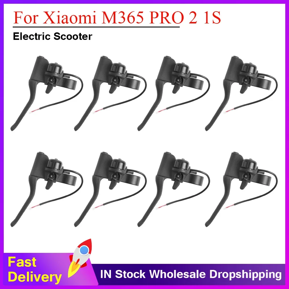 8pc Brake Lever Handle with Bell for Xiaomi M365/1s Pro/Pro2 Electric Scooter Aluminium Alloy Brake Handle Accessories
8pc Brake Lever Handle with Bell for Xiaomi M365/1s Pro/Pro2 Electric Scooter Aluminium Alloy Brake Handle Accessories