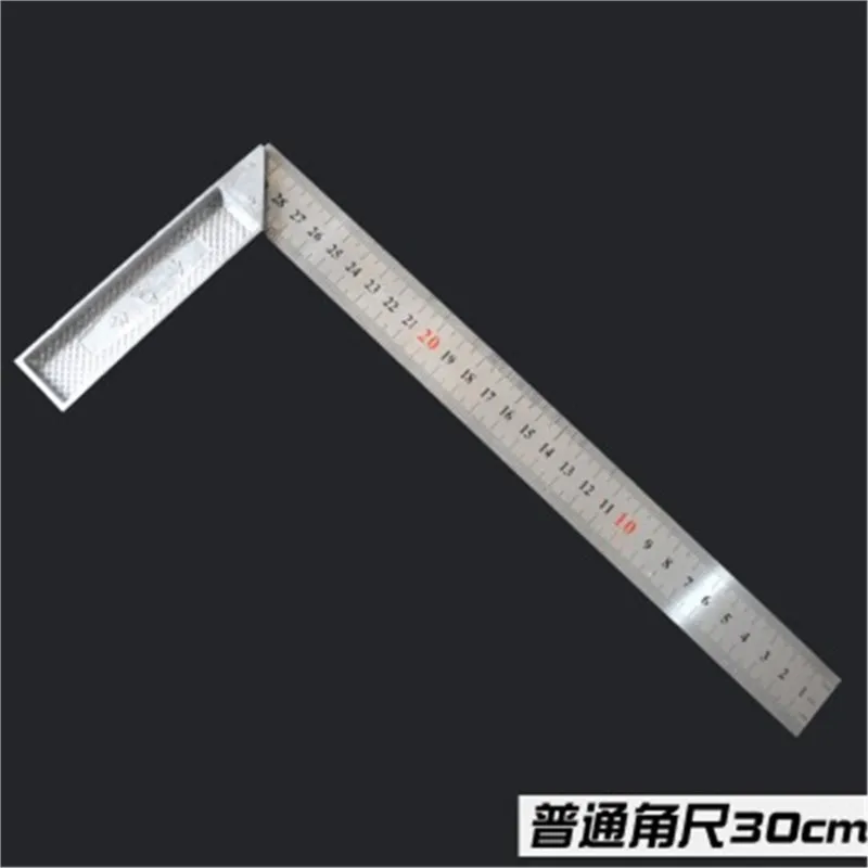 30cm Long Stainless Steel L Square Angle Square Ruler Silver Tone
30cm Long Stainless Steel L Square Angle Square Ruler Silver Tone