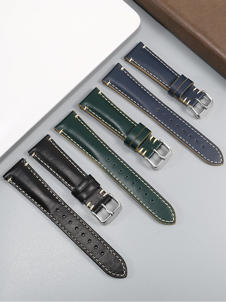 Horse hip leather strap suitable for Casio Blancpain Huawei Aiboshi Carolina Certina precision cowhide watch strap 22mm
Horse hip leather strap suitable for Casio Blancpain Huawei Aiboshi Carolina Certina precision cowhide watch strap 22mm