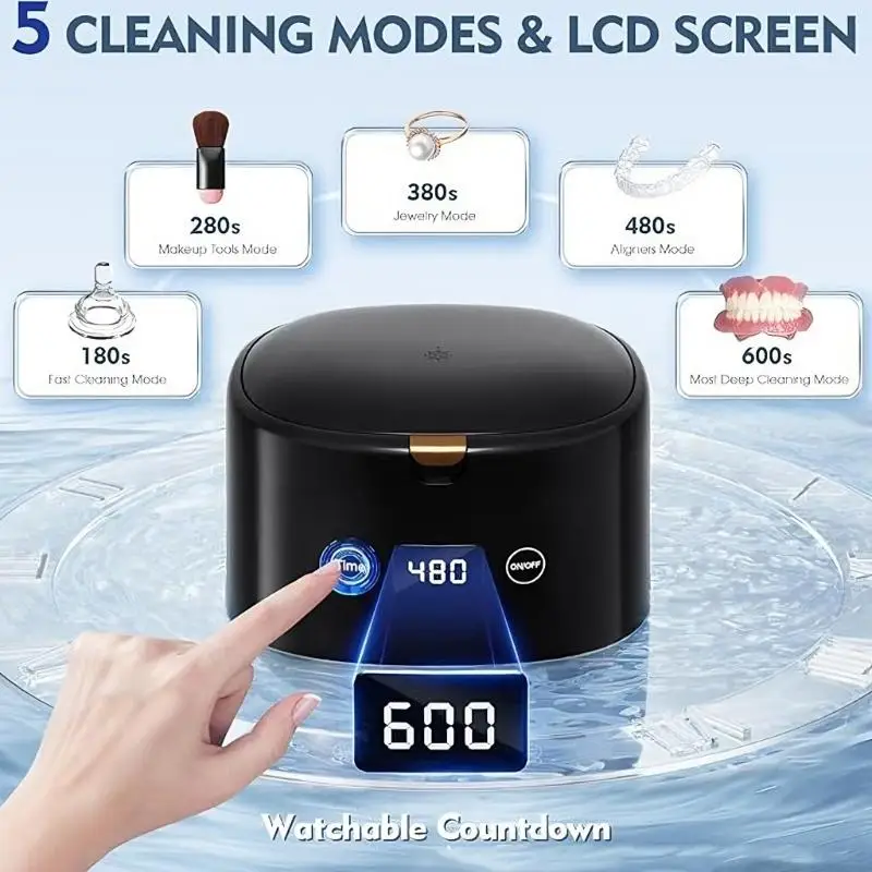 D0AB Portable Denture Cleaning Machine for Eyeglasses Dentures Jewelry Cleaner
D0AB Portable Denture Cleaning Machine for Eyeglasses Dentures Jewelry Cleaner