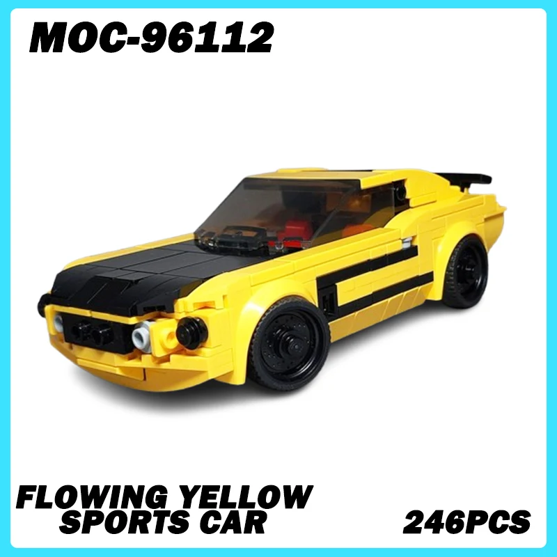 MOC-96112 Car Series Flowing Yellow Sports Car Building Block Model Classic Supercar Surprise Holiday Christmas Gift Boy 246PCS
MOC-96112 Car Series Flowing Yellow Sports Car Building Block Model Classic Supercar Surprise Holiday Christmas Gift Boy 246PCS