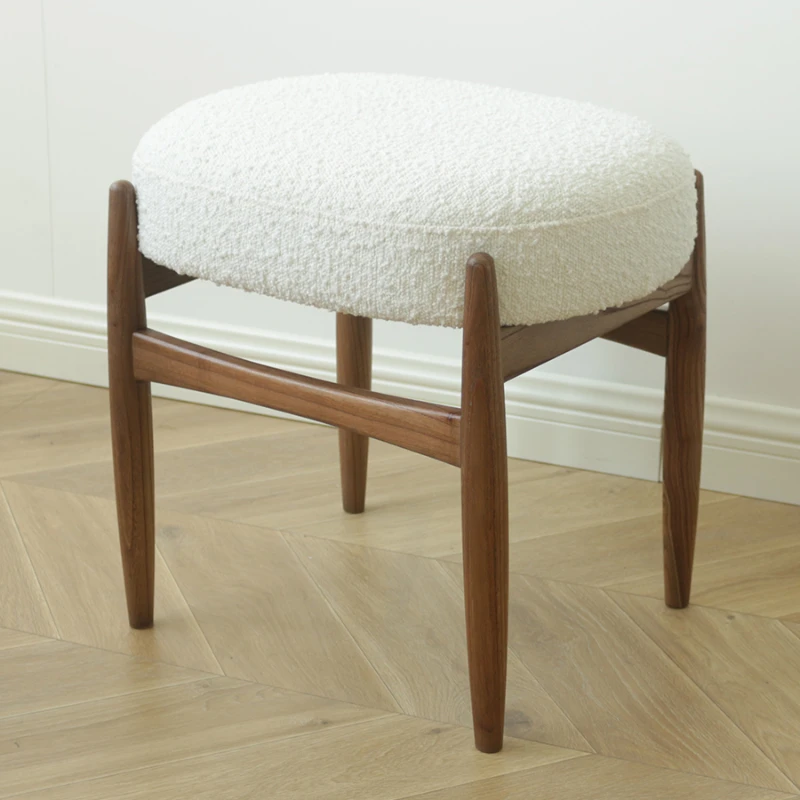 TLL Nordic Modern White Solid Wood Dressing Stool Minimalist Bedroom Dressing Table Chair
TLL Nordic Modern White Solid Wood Dressing Stool Minimalist Bedroom Dressing Table Chair