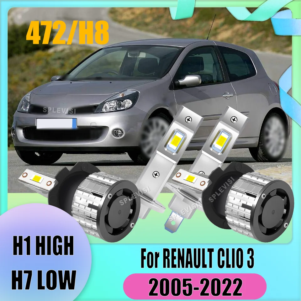 Car LED Headlight Hi Lo Beam Wider Peripheral Visibility For RENAULT CLIO 3 2005 2006 2007 2008 2009 2010 2011 2012 2013 -2022
Car LED Headlight Hi Lo Beam Wider Peripheral Visibility For RENAULT CLIO 3 2005 2006 2007 2008 2009 2010 2011 2012 2013 -2022