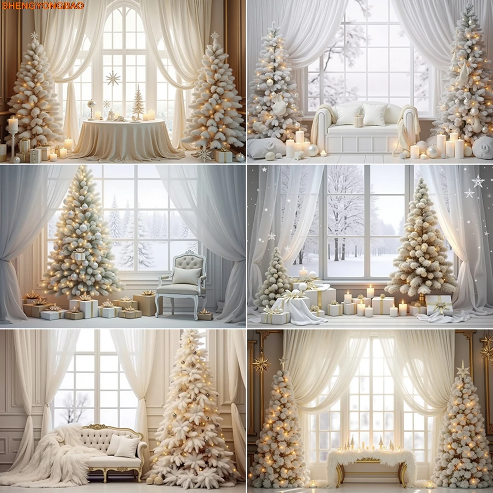 White Christmas Window Photography Background Curtain Gifts Sofa Photozone Backdrop Baby Studio Photocall Accessories
White Christmas Window Photography Background Curtain Gifts Sofa Photozone Backdrop Baby Studio Photocall Accessories