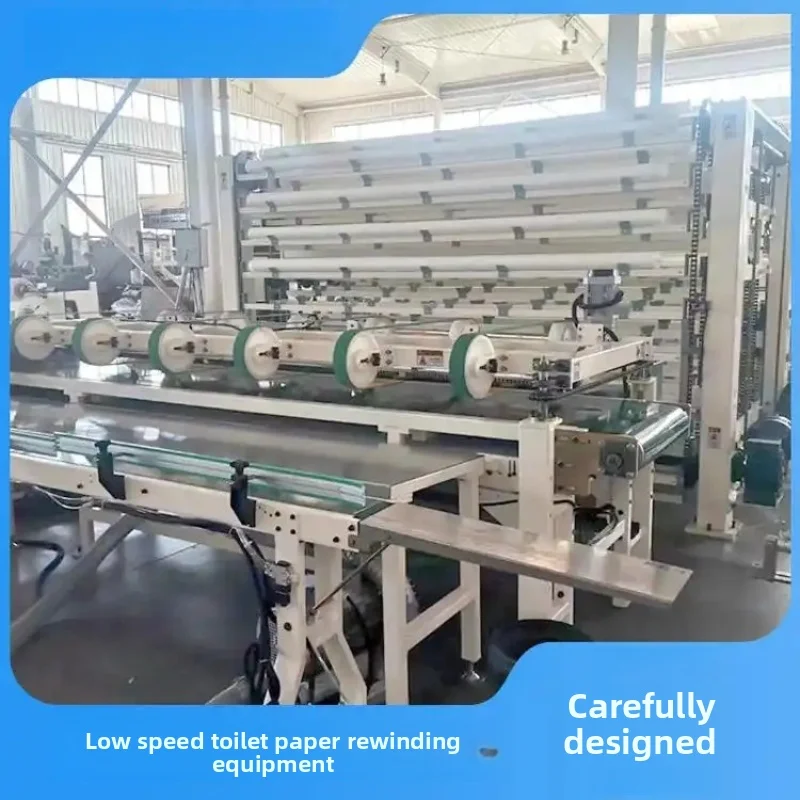 High Speed Automatic Tissue Toilet Roll Rewinding Machine to Make Toilet Paper
High Speed Automatic Tissue Toilet Roll Rewinding Machine to Make Toilet Paper