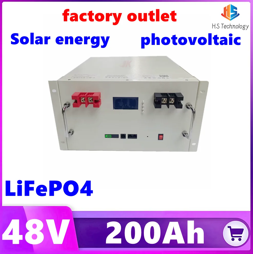 48V 200AH LiFePO4 Battery Pack 51.2V 10KW Lithium Solar Battery Rechargeable Battery 6000+ Cycles For Home Storage
48V 200AH LiFePO4 Battery Pack 51.2V 10KW Lithium Solar Battery Rechargeable Battery 6000+ Cycles For Home Storage