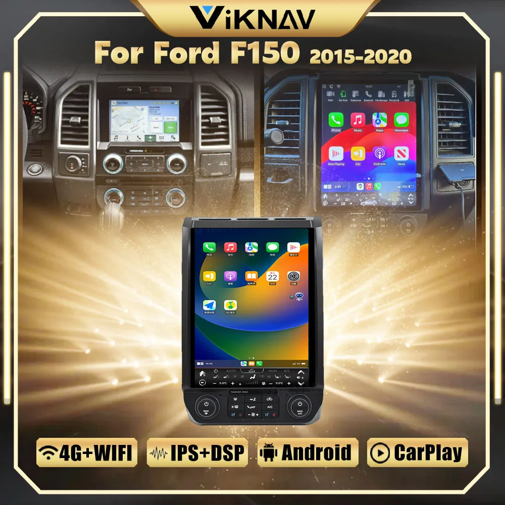 13 Inch Touch Screen Android 12 Car Radio For Ford F150 2015-2020 Auto Stereo GPS Navigation Carplay Multimedia Player Head Unit
13 Inch Touch Screen Android 12 Car Radio For Ford F150 2015-2020 Auto Stereo GPS Navigation Carplay Multimedia Player Head Unit