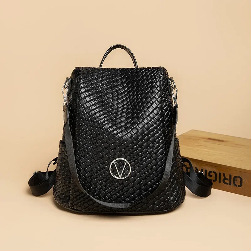 New Woven Large Capacity Women Leisure Luxury Brand Design To Create A Backpack Fashion Large Capacity Travel Bag
New Woven Large Capacity Women Leisure Luxury Brand Design To Create A Backpack Fashion Large Capacity Travel Bag