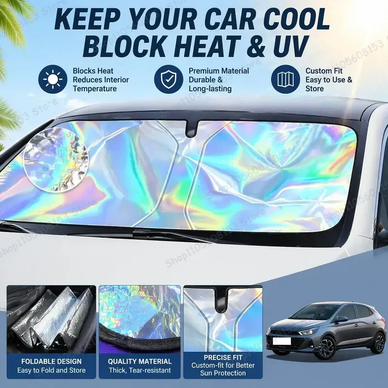 For Hyundai HB20 Foldable Front Windshield Sun Shade UV Reflective Heat Blocking Sun Protection Cover Car Interior Accessory
For Hyundai HB20 Foldable Front Windshield Sun Shade UV Reflective Heat Blocking Sun Protection Cover Car Interior Accessory