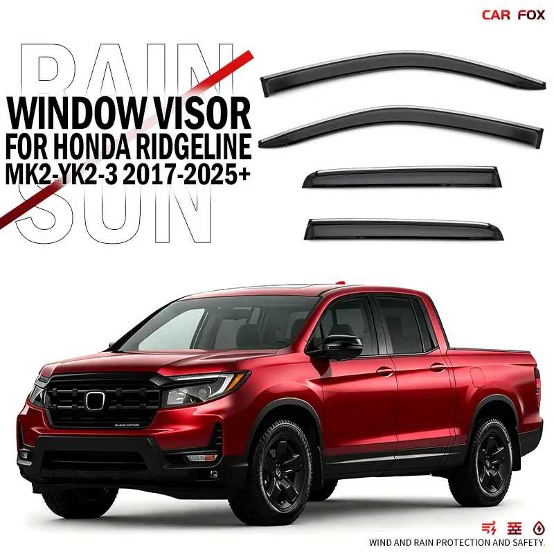 For Honda Ridgeline MK2 YK2 3 2017-2025+ Window Visor Rain OR Shine Side Window Deflector Shades Ventvisor Strip Body Kit
For Honda Ridgeline MK2 YK2 3 2017-2025+ Window Visor Rain OR Shine Side Window Deflector Shades Ventvisor Strip Body Kit