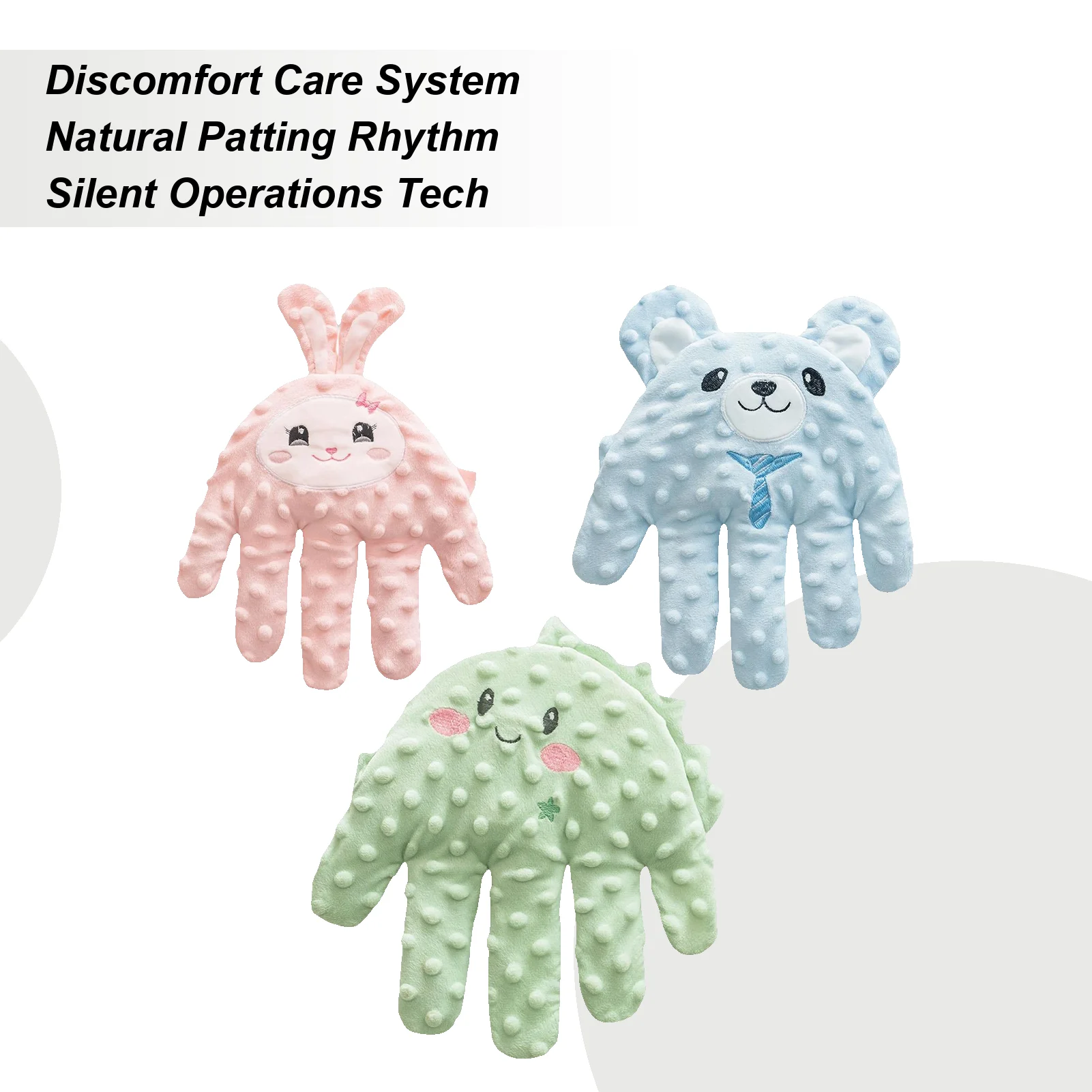 Baby Soothing Palm Automatic Palm Hand Patter Pillow Portable Soother Companion Scientific Kids Sleep Buddies for Parents Family
Baby Soothing Palm Automatic Palm Hand Patter Pillow Portable Soother Companion Scientific Kids Sleep Buddies for Parents Family