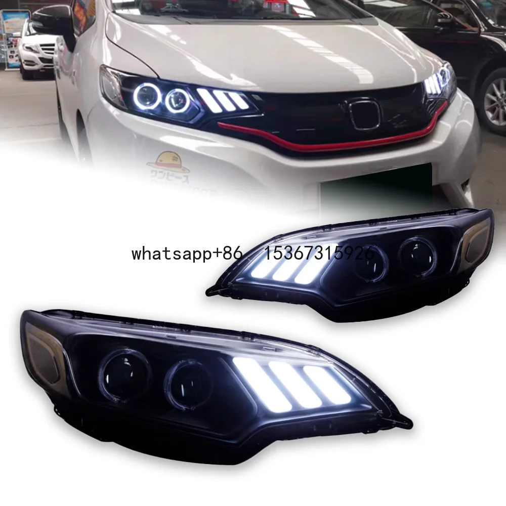 Headlights for Honda Fit Jazz Headlight 2014-2020 Dynamic Signal Head Lamp Projector Lens LED Front Drl Automotive Parts
Headlights for Honda Fit Jazz Headlight 2014-2020 Dynamic Signal Head Lamp Projector Lens LED Front Drl Automotive Parts