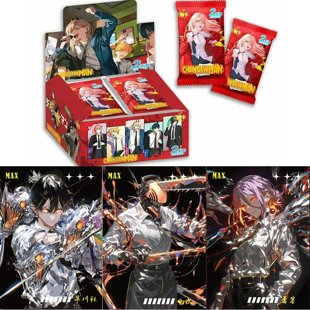 Chainsaw Man Card Deluxe Edition Rounded Corner Thickened Rare Foil Card Anime Character Collection Cards Toys Gifts
Chainsaw Man Card Deluxe Edition Rounded Corner Thickened Rare Foil Card Anime Character Collection Cards Toys Gifts
