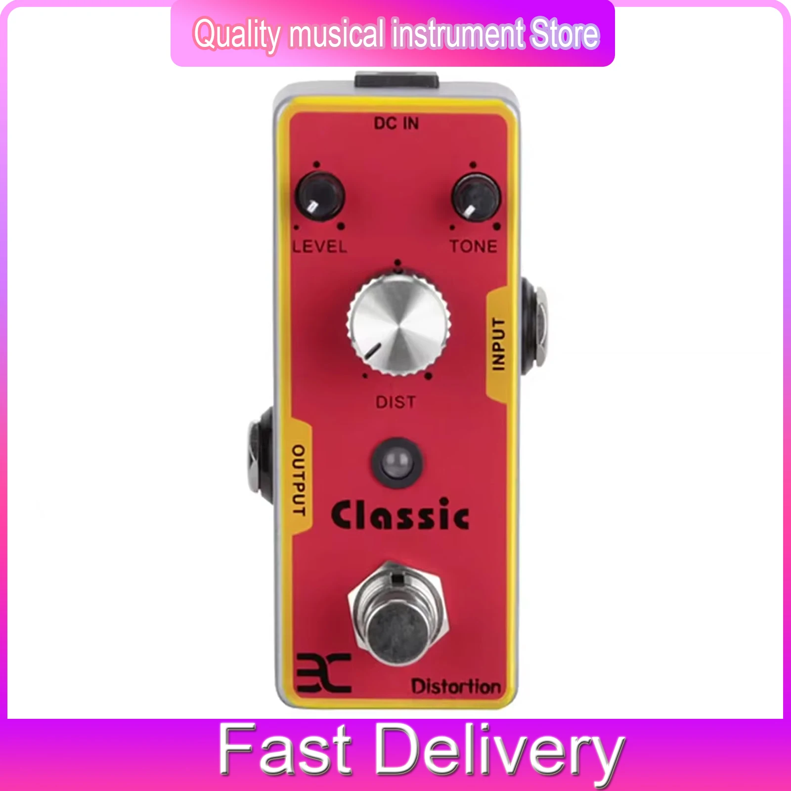 Электрогитарная педаль эффектов ENO TC15 Classic Distortion: Британский дисторшн с высоким уровнем усиления и мощными среднечастотными частотами (запчасти для гитары)
Электрогитарная педаль эффектов ENO TC15 Classic Distortion: Британский дисторшн с высоким уровнем усиления и мощными среднечастотными частотами (запчасти для гитары)