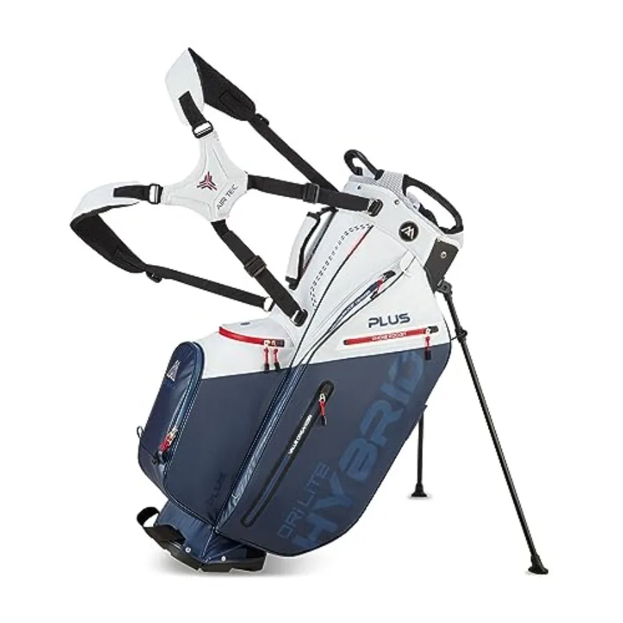 Dri Lite Hybrid Plus 14 Way Divider Golf Stand Bag, Waterproof, Lightweight, Dual Strap, Fits Push Carts
Dri Lite Hybrid Plus 14 Way Divider Golf Stand Bag, Waterproof, Lightweight, Dual Strap, Fits Push Carts