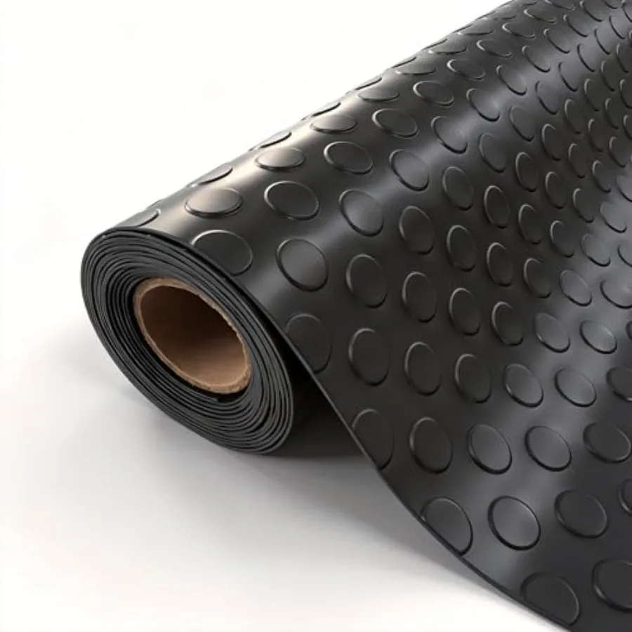 Garage Floor Mat, 2mm Thickened PVC Coin Pattern Garage Mat with 20PCS Tapes, Rubber Flooring Rolls for Under Car, Non-Slip Rub
Garage Floor Mat, 2mm Thickened PVC Coin Pattern Garage Mat with 20PCS Tapes, Rubber Flooring Rolls for Under Car, Non-Slip Rub