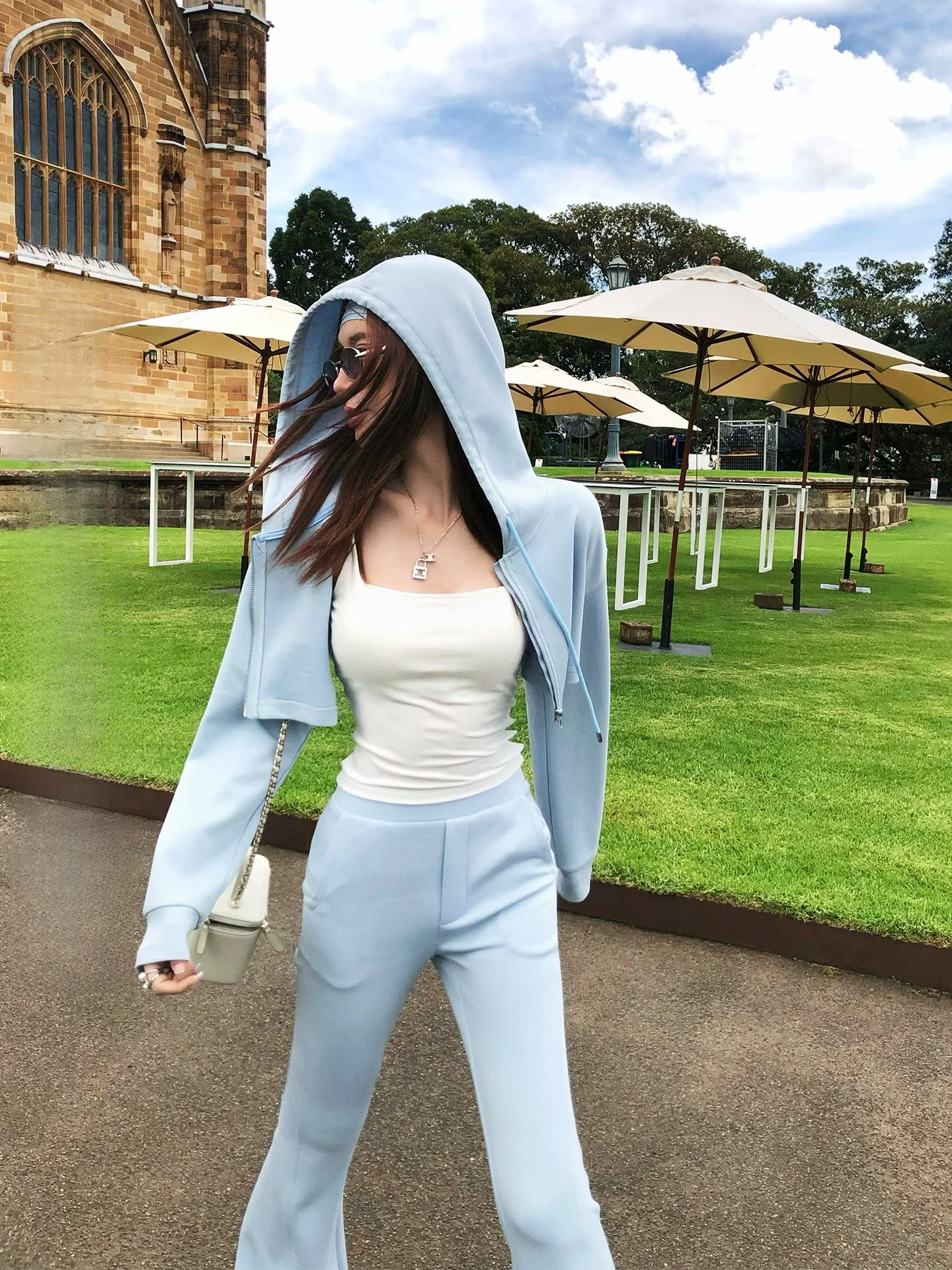 Lililiwj Korean Style Lazy Cotton Hooded Short Jacket Women's Early Spring New All-Match Slimming Long Sleeve Short Coat
Lililiwj Korean Style Lazy Cotton Hooded Short Jacket Women's Early Spring New All-Match Slimming Long Sleeve Short Coat