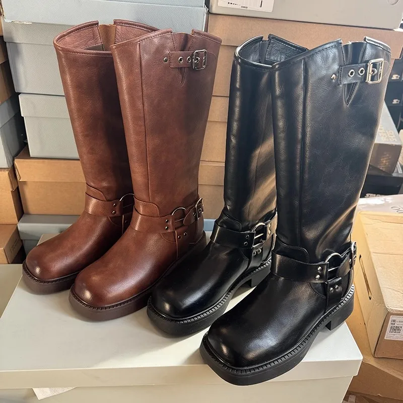 Мотоциклетные ботинки в стиле панк, высокие сапоги-трубы, женские рыцарские сапоги, ковбойские сапоги в стиле вестерн, съемные модели, осень-зима, фа...
Мотоциклетные ботинки в стиле панк, высокие сапоги-трубы, женские рыцарские сапоги, ковбойские сапоги в стиле вестерн, съемные модели, осень-зима, фа...