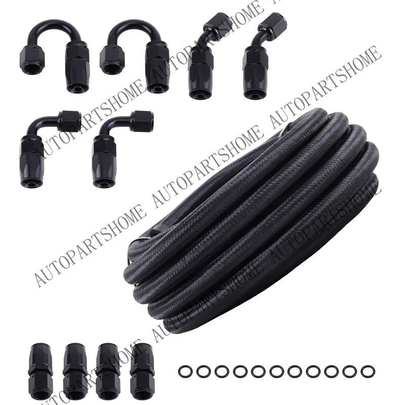 Z... -6AN AN-6 AN6 Fitting 20ft Steel Nylon Braided Fuel Oil Hose Line 6 Metre Kit
Z... -6AN AN-6 AN6 Fitting 20ft Steel Nylon Braided Fuel Oil Hose Line 6 Metre Kit