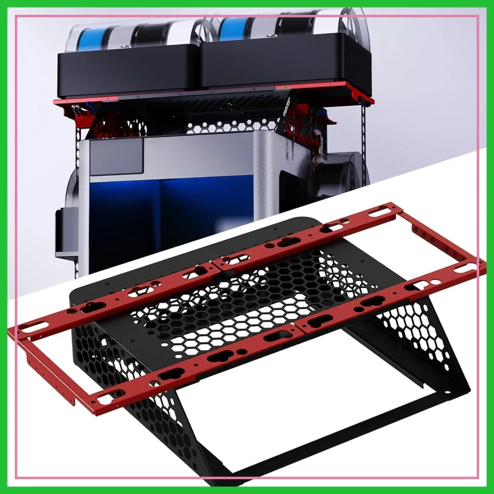 AMS Stand Holder for H2D H2S H2C 3D Printers, Stack 2 AMS/AMS 2 Pro, Space Saving for Makers
AMS Stand Holder for H2D H2S H2C 3D Printers, Stack 2 AMS/AMS 2 Pro, Space Saving for Makers