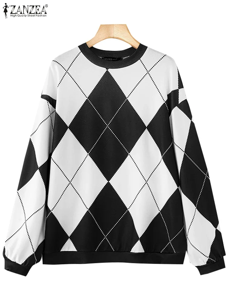 ZANZEA 2025 Fashion Patterned T-shirts Korean Long Sleeve Knitted Top Holiday O-Neck Tunic Casual Loose Colorblock Tees Oversize
ZANZEA 2025 Fashion Patterned T-shirts Korean Long Sleeve Knitted Top Holiday O-Neck Tunic Casual Loose Colorblock Tees Oversize