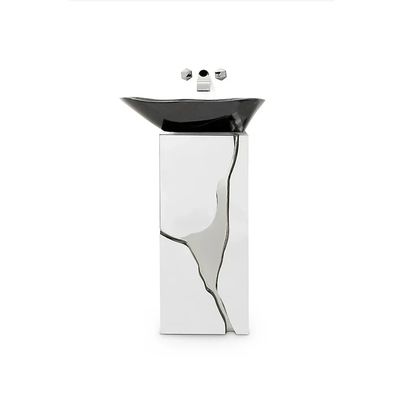 Mansion Wash Table Villa Bathroom Integrated Standing Cabinet Stainless Steel Washbasin
Mansion Wash Table Villa Bathroom Integrated Standing Cabinet Stainless Steel Washbasin