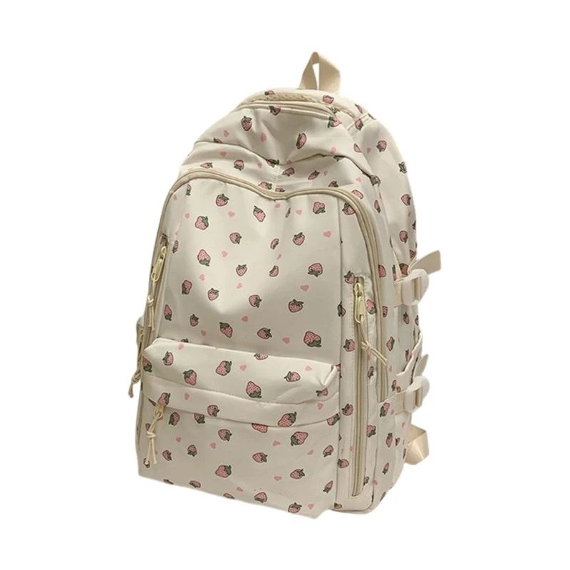E8FB Trendy Backpack Large Capacity Casual Daypacks School Bag Flower Print Rucksack
E8FB Trendy Backpack Large Capacity Casual Daypacks School Bag Flower Print Rucksack