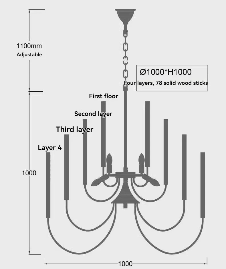 Designer Wooden Candlestick Chandelier French Tilda Hanging Chandeliers For Dining Living Room Bedroom Stairsway Lighting
Designer Wooden Candlestick Chandelier French Tilda Hanging Chandeliers For Dining Living Room Bedroom Stairsway Lighting