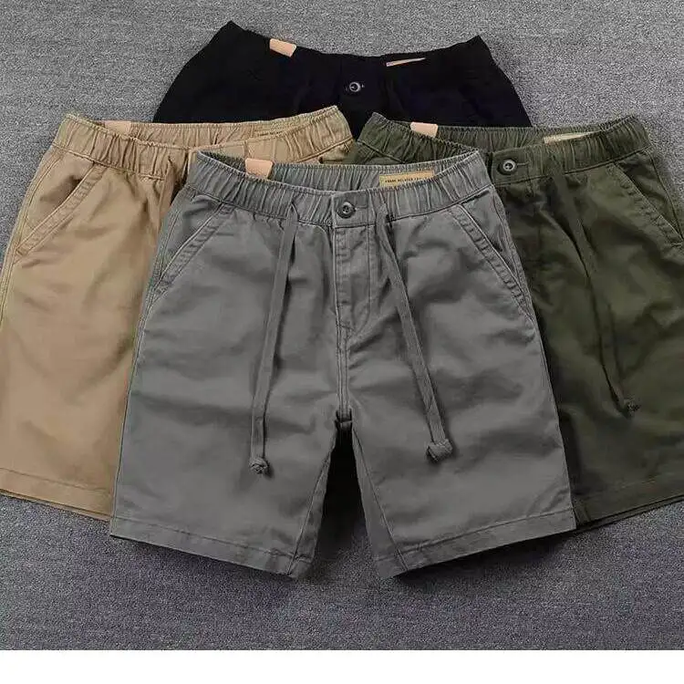 Retro Japanese Style Men's Short Pants Elastic Waist Wear-Resistant Five-Part Workwear Summer Shorts Youthful Energy Pure Color
Retro Japanese Style Men's Short Pants Elastic Waist Wear-Resistant Five-Part Workwear Summer Shorts Youthful Energy Pure Color