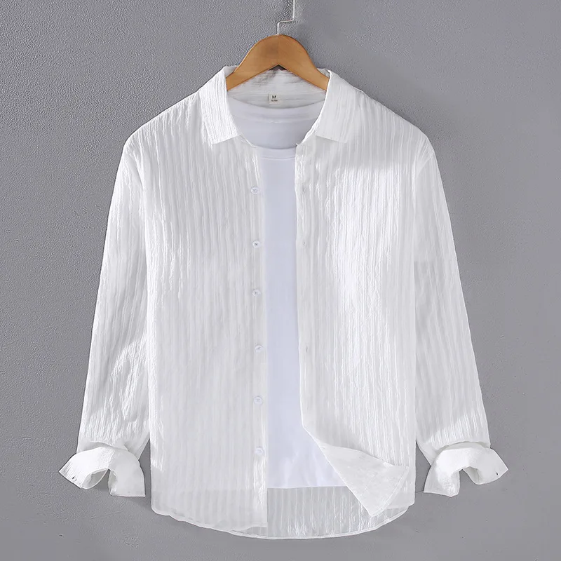 2321 Spring Fall Fashion Men's Solid Color Simple Basic Casual Shirt Fresh Style Soft Cozy Thin Blouse Classical Daily Tops Male
2321 Spring Fall Fashion Men's Solid Color Simple Basic Casual Shirt Fresh Style Soft Cozy Thin Blouse Classical Daily Tops Male
