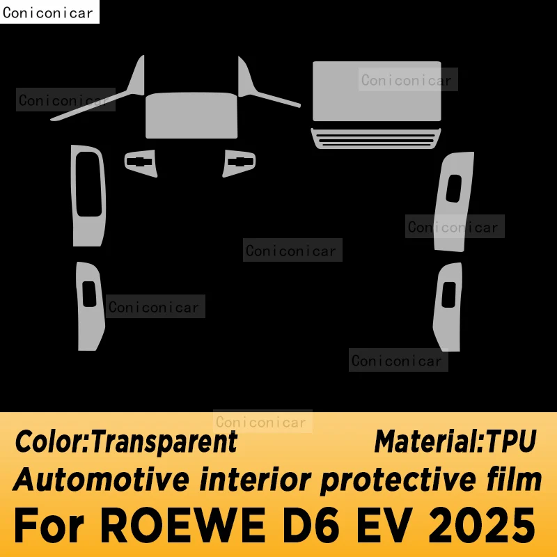 Для ROEWE D6 EV 2025 панель навигационного экрана автомобильная внутренняя защитная пленка аксессуары против царапин 
Для ROEWE D6 EV 2025 панель навигационного экрана автомобильная внутренняя защитная пленка аксессуары против царапин