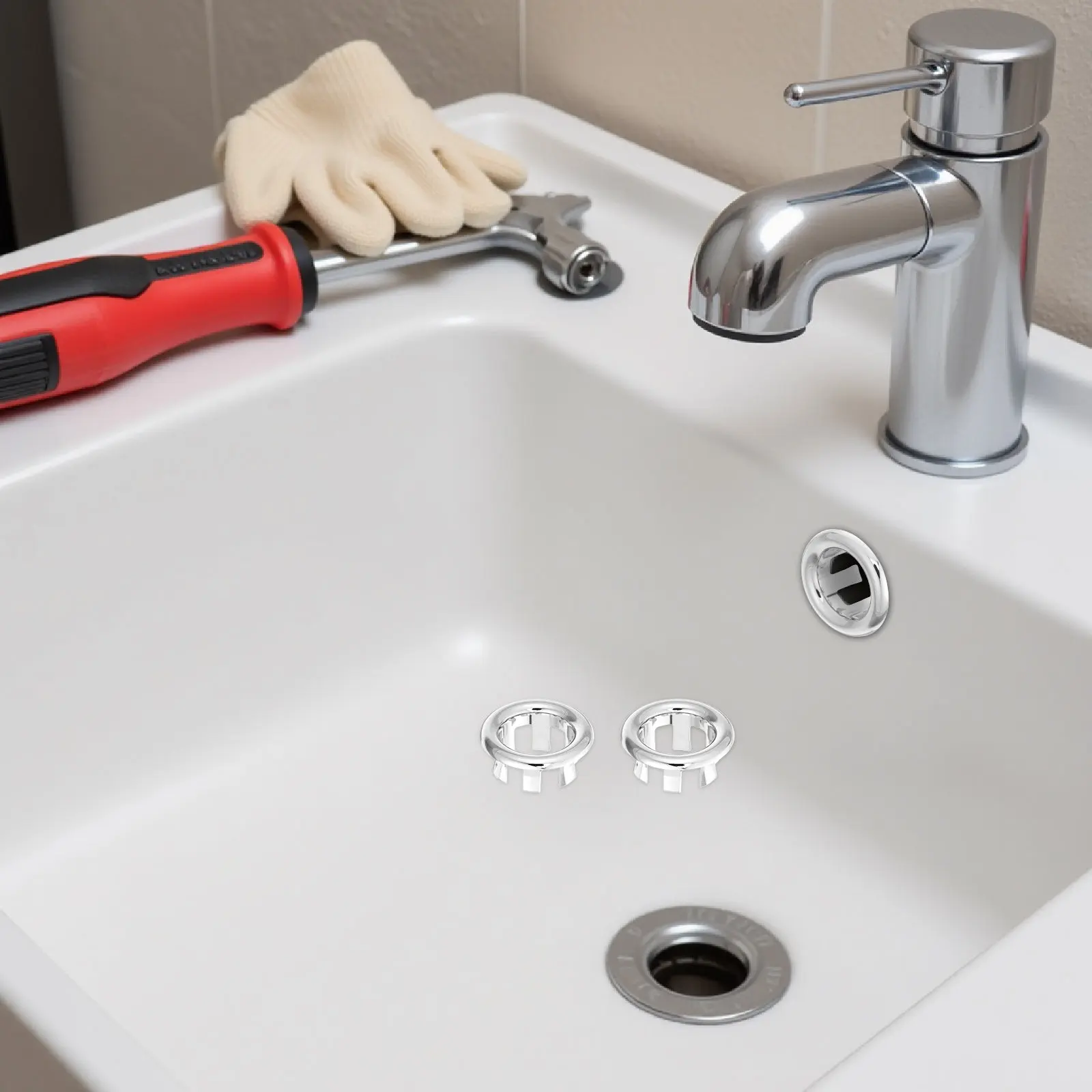 12Pcs Plastic Sink Overflow Cover Round 30Mm Bathroom Vanity Basin Hole Cap Decorative Drain Trim for Modern Traditional
12Pcs Plastic Sink Overflow Cover Round 30Mm Bathroom Vanity Basin Hole Cap Decorative Drain Trim for Modern Traditional