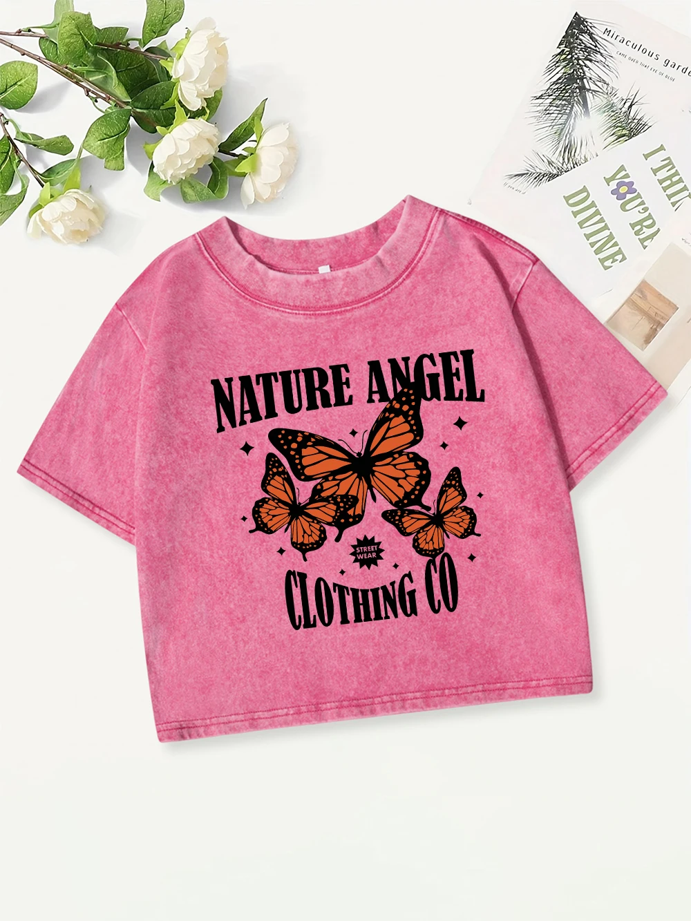 Повседневные хлопковые укороченные топы, женская одежда Nature Angel, потертые футболки с принтом, уличные футболки с круглым вырезом, обычная посадка, сексуальная одежда
Повседневные хлопковые укороченные топы, женская одежда Nature Angel, потертые футболки с принтом, уличные футболки с круглым вырезом, обычная посадка, сексуальная одежда