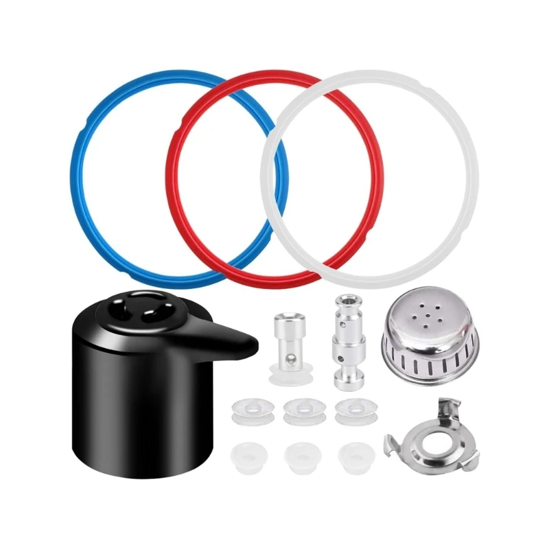 Pressure Cooker Valves and Seal Rings Set Steaming Release Valves for 5QT/6QT Dropship
Pressure Cooker Valves and Seal Rings Set Steaming Release Valves for 5QT/6QT Dropship