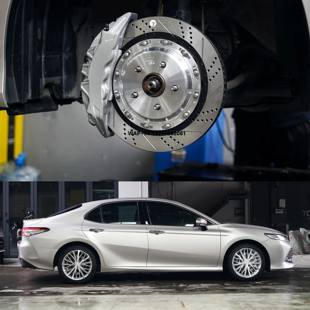 Front P60EV 6 Piston Caliper BBK Auto Brake System and Rear Upgrade Rotor Kit for Camry 18 Inch Car Rim
Front P60EV 6 Piston Caliper BBK Auto Brake System and Rear Upgrade Rotor Kit for Camry 18 Inch Car Rim