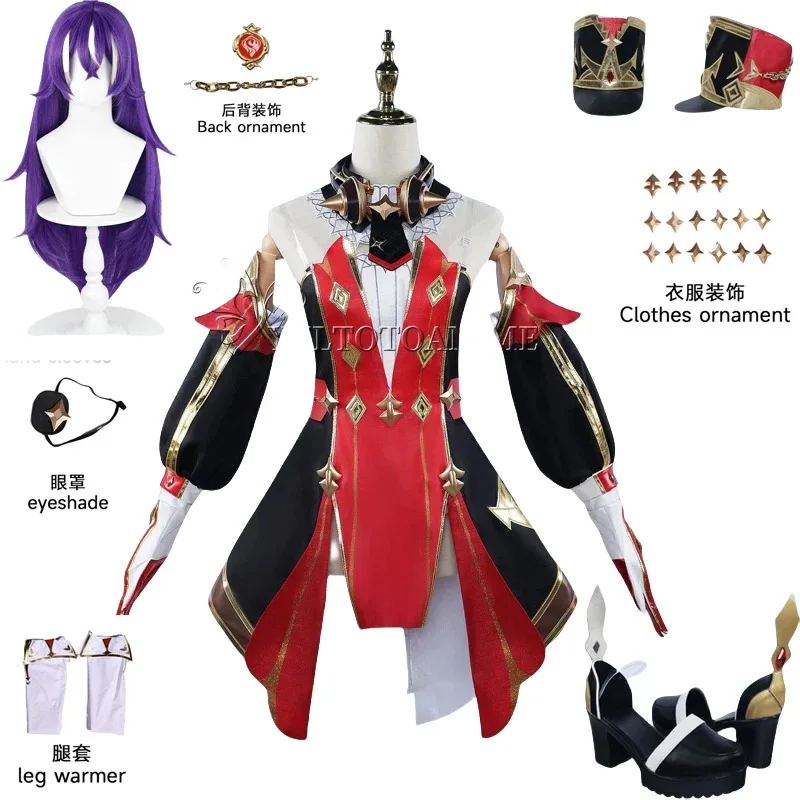 Chevreuse SSR Cosplay Costume Genshin Impact Fontaine Full Set Wig Hat Shoes Halloween Xmas Christmas New Year
Chevreuse SSR Cosplay Costume Genshin Impact Fontaine Full Set Wig Hat Shoes Halloween Xmas Christmas New Year