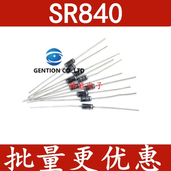 20PCS SR840 DO-27 SB840 DO-201AD 8A 40V schottky diode in stock 100% new and original
20PCS SR840 DO-27 SB840 DO-201AD 8A 40V schottky diode in stock 100% new and original